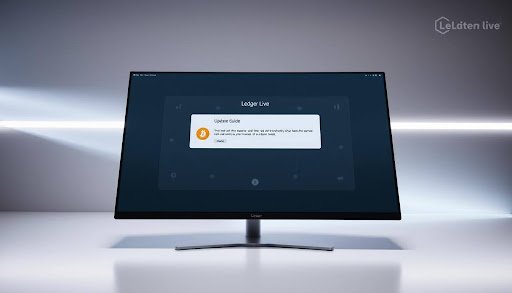 Ledger Live update process on desktop
